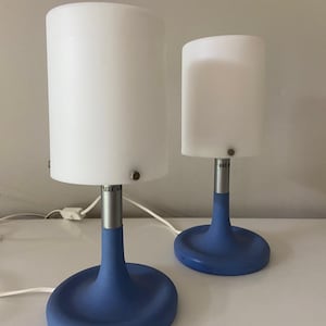 jufhamvintage- set of two vintage Ikea table lamps- 90s Ikea B0010 table lamps- Ikea bed lamps