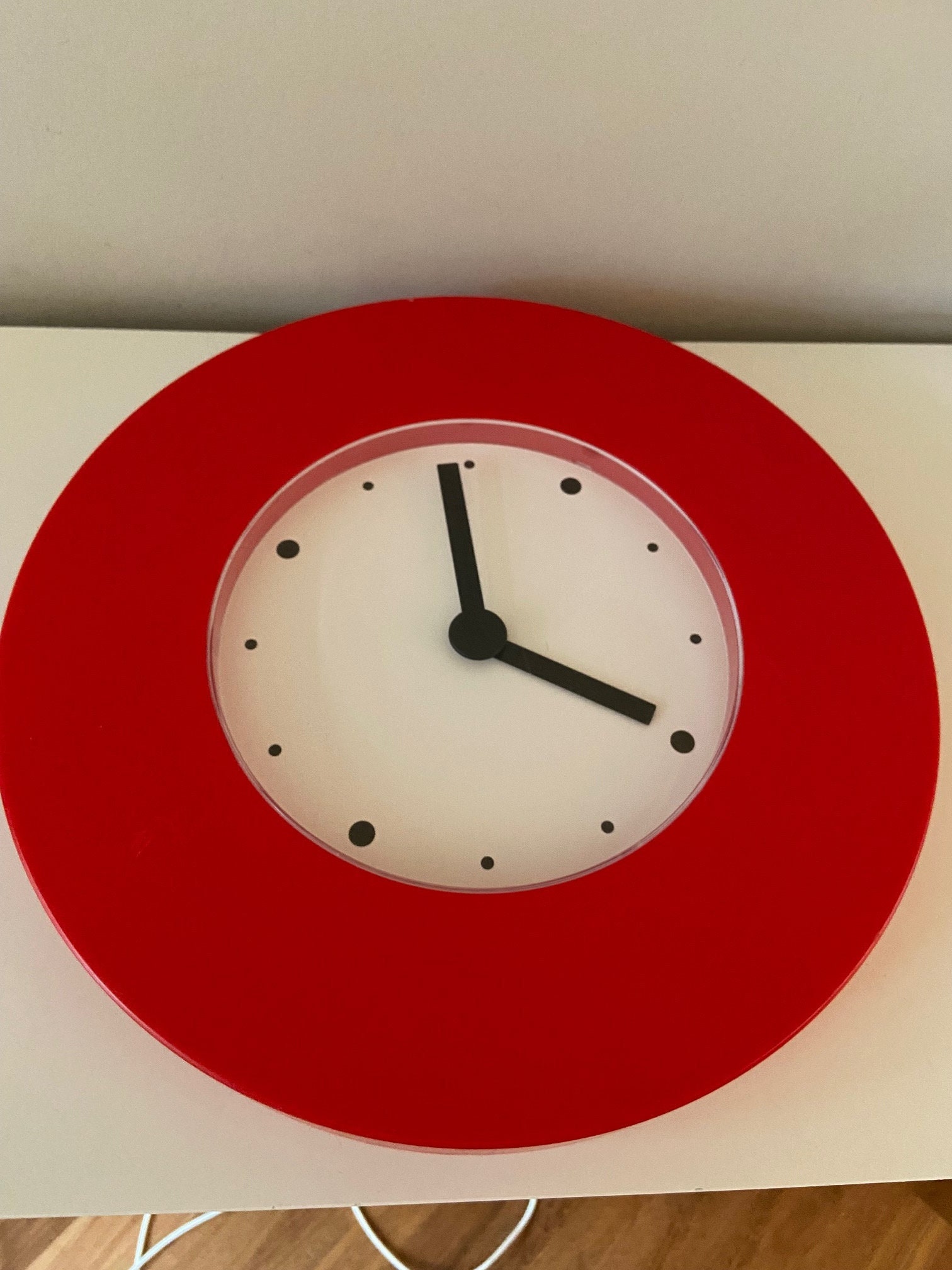 Jufhamvintage Vintage Ikea Wall Clock TAJMA 90s Design Knut Etsy
