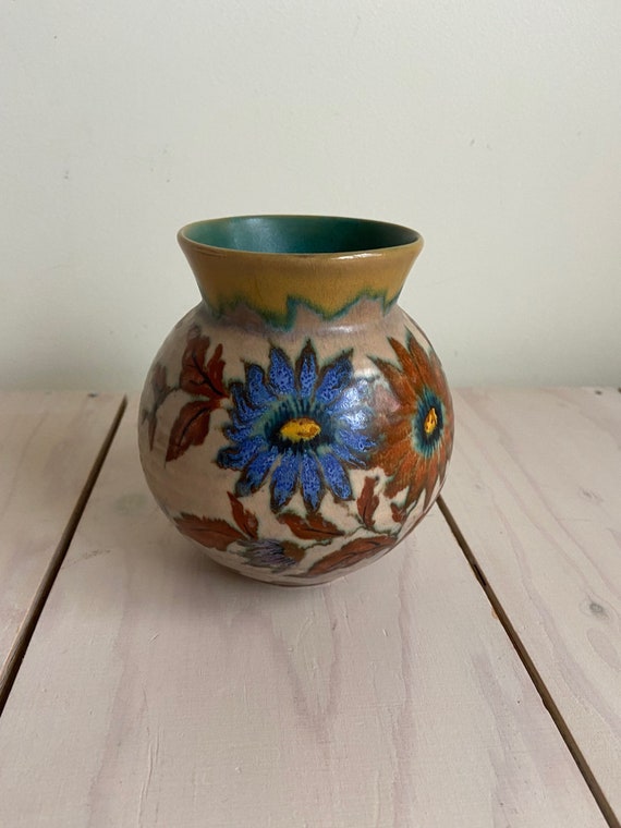 Jufhamvintage- Vintage Flower Pot Gouda Holland- Gouda