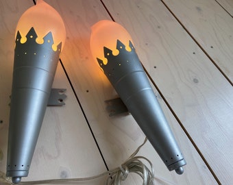 Jufhamvintage - lampe vintage IKEA Minnen Fackla - applique murale torche - lampe thème château - applique murale Ikea