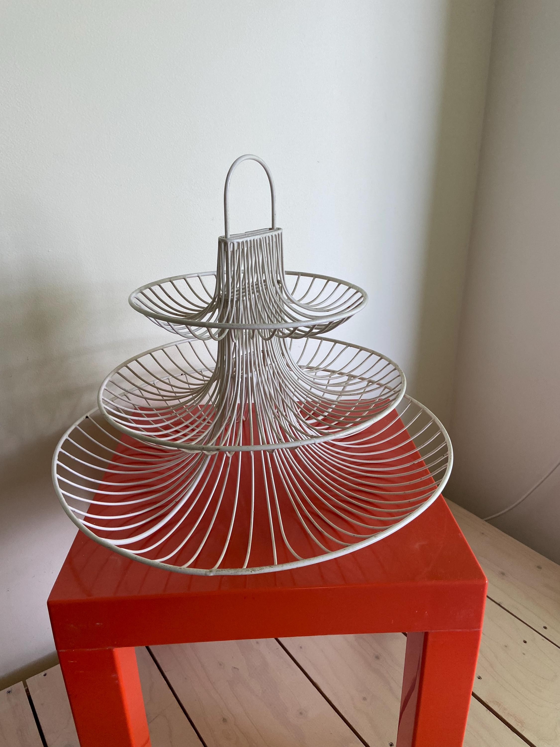 Jufhamvintage- Vintage Ikea Iron Etagere- Rare Ikea BESLÄKTAD