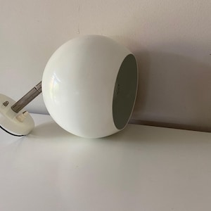 jufhamvintage- vintage Raak Amsterdam wall spot light- 70s  ceiling lamp - white metal wall light- Raak R5 lamp