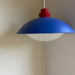 jufhamvintage- Vintage Ikea SMYG pendant light- Ikea Memphis Style Ceiling Lamp- Mushroom Lamp-  Ufo lamp designed  by Maria Vinka for Ikea