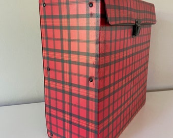 Jufhamvintage- Vintage LP record case-  70's LP  Record Holder- vinyl record case