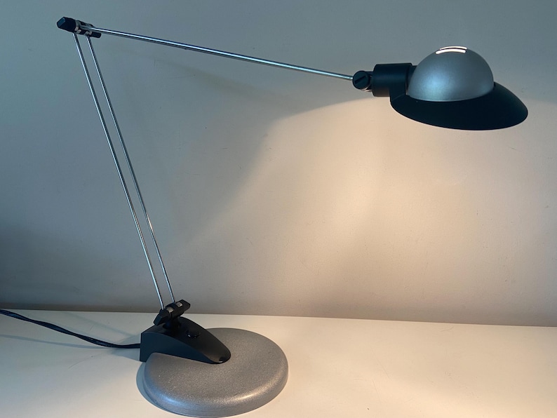 Jufhamvintage- Vintage desk lamp- 80s Massive for Hema table lamp- Space Age Design- Holland image 2
