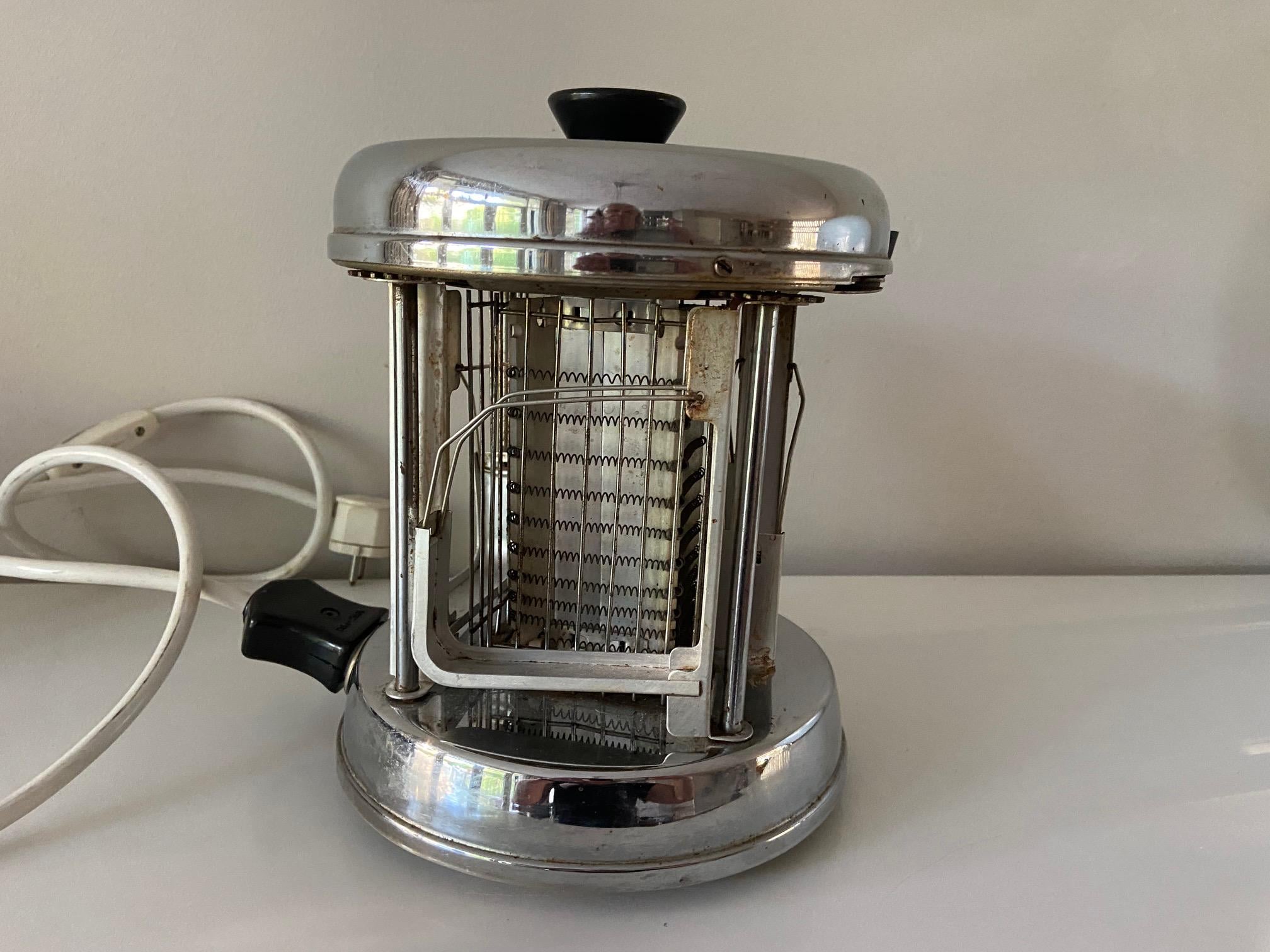 アンティーク、トースター Jufhamvintage- Vintage Pineware 4 Slice Toaster- Rare 50s Toaster