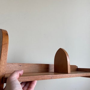 Jufhamvintage- Vintage adjustable wooden book shelf