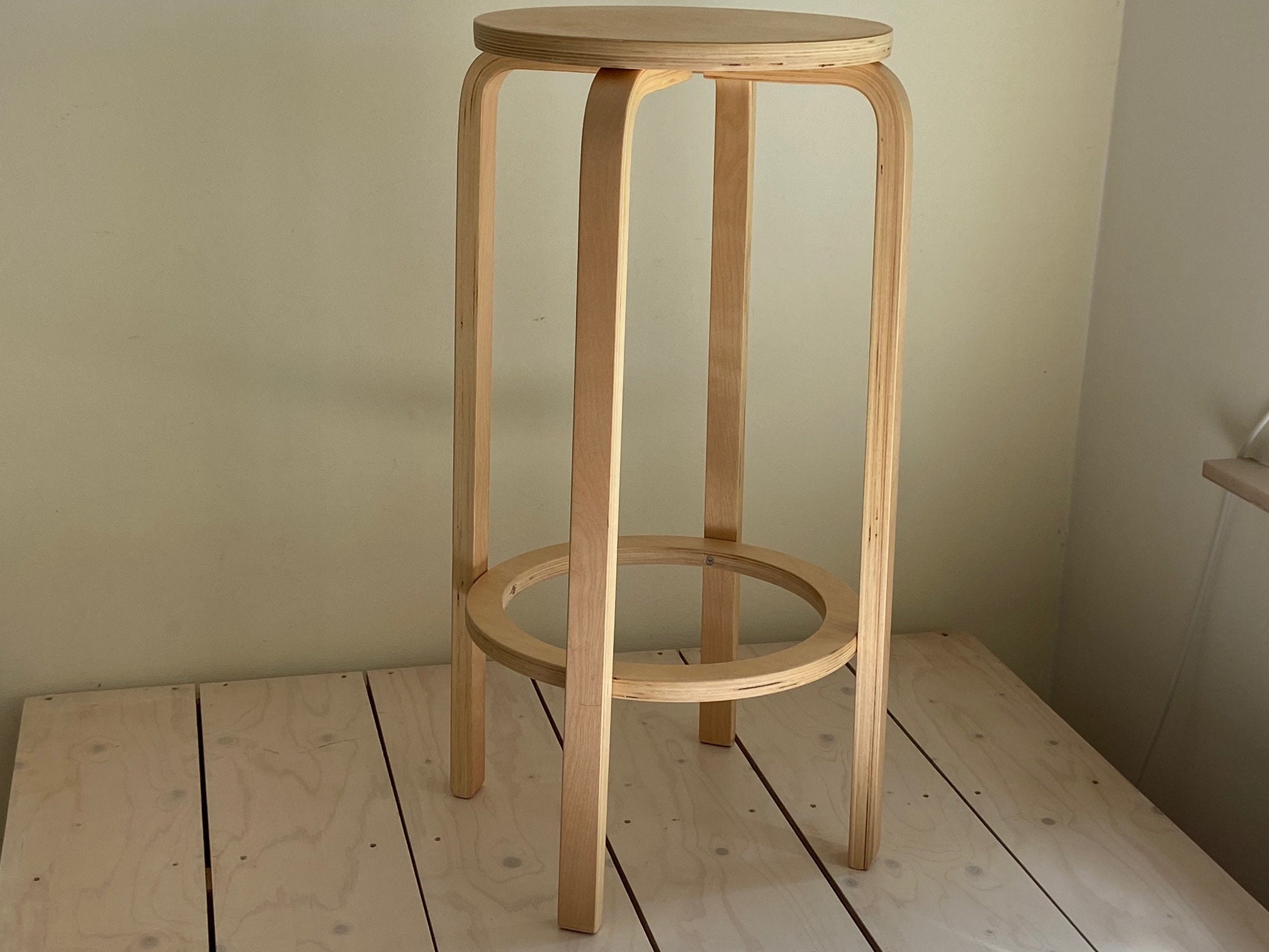 Legno Sgabello Contenitore Ikea Jufhamvintage- Vintage Ikea Frosta