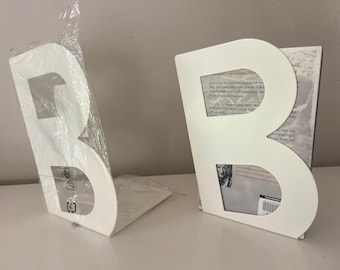 Vintage IKEA Billy Bookends - 90s Metal Bookends - Set of 2