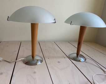 Jufhamvintage - lampe de bureau vintage Ikea Kvintol - lampe de table champignon B9503 - design scandinave - années 80