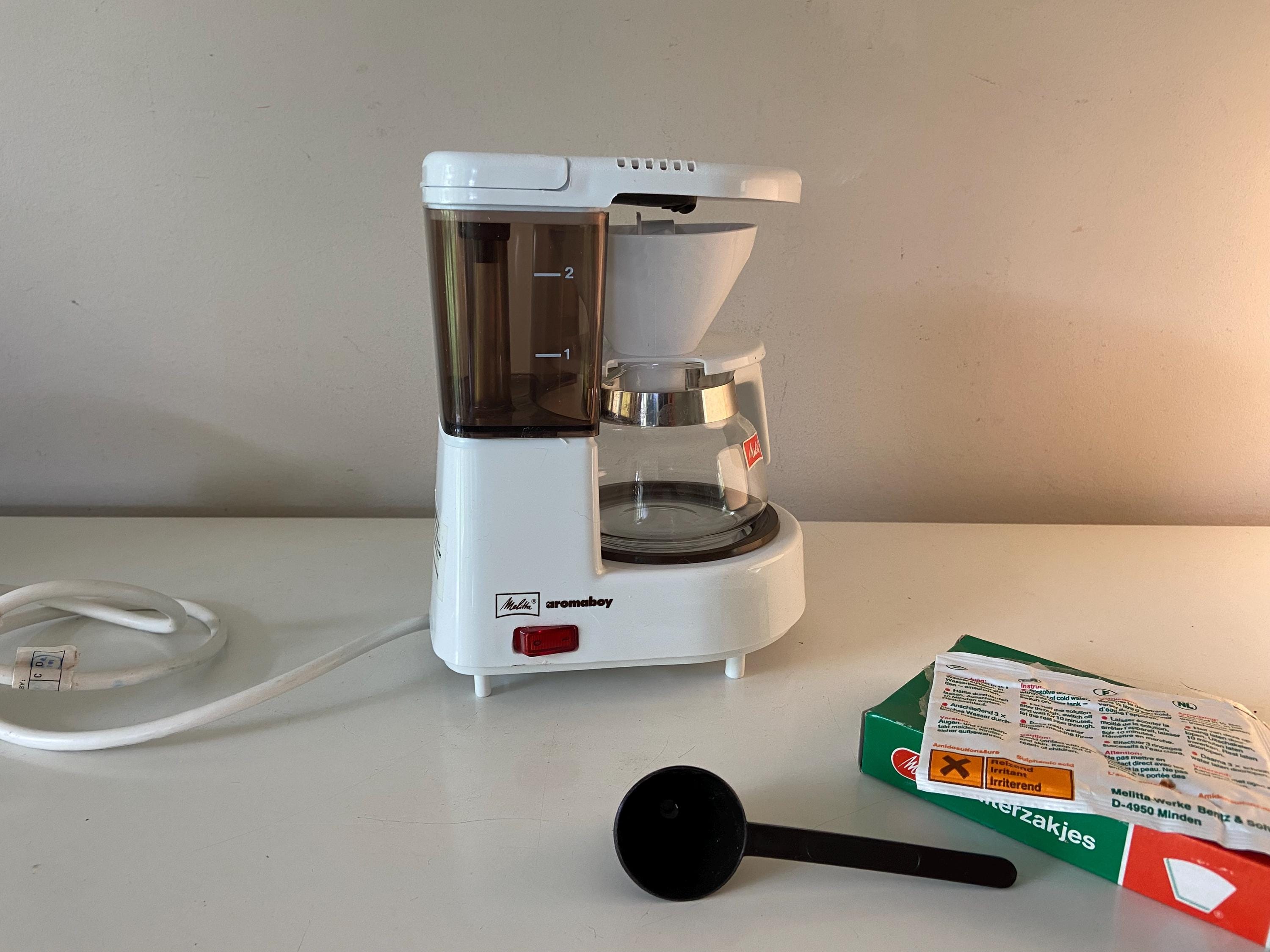 Melitta Aromaboy 2 コーヒーメーカー Jufhamvintage- Melitta Aromaboy Coffee Maker- Two-cup Filter