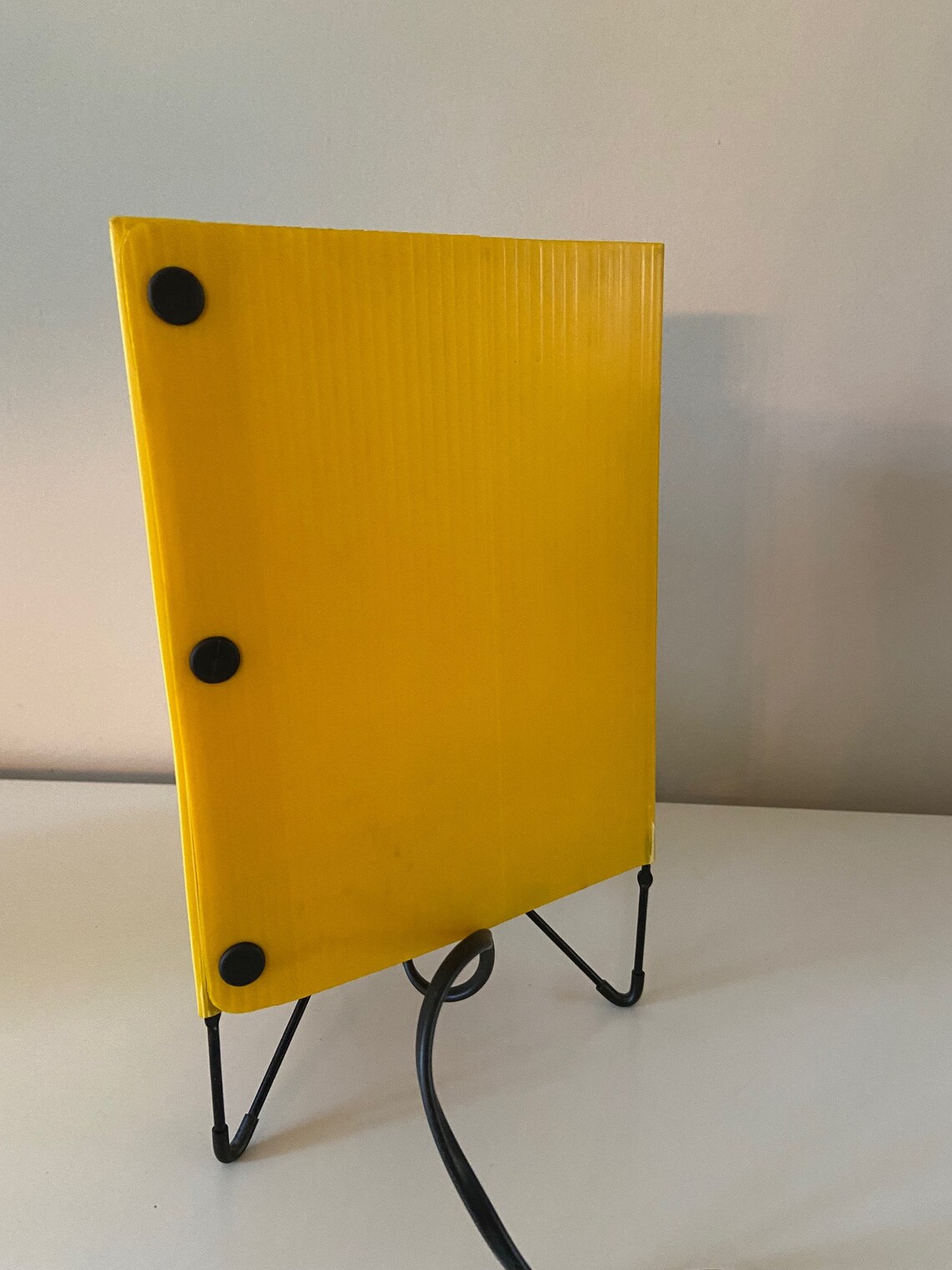 Jufhamvintage Rare Ikea Yellow Table Lamp Vintage From the Etsy