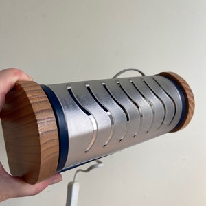 Jufhamvintage- Set of two vintage Ikea Tassa wall lamps- 90s Ikea wooden bedside lamps- vintage reading lamps in wood and metal