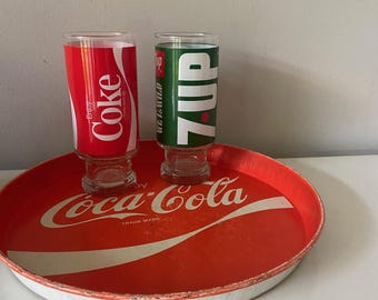 ヴィンテージのコカ・コーラのグラス - Etsy 日本
