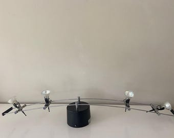 Vintage Ikea Cittra Track Lighting: 90s Space Age Ceiling Lamp
