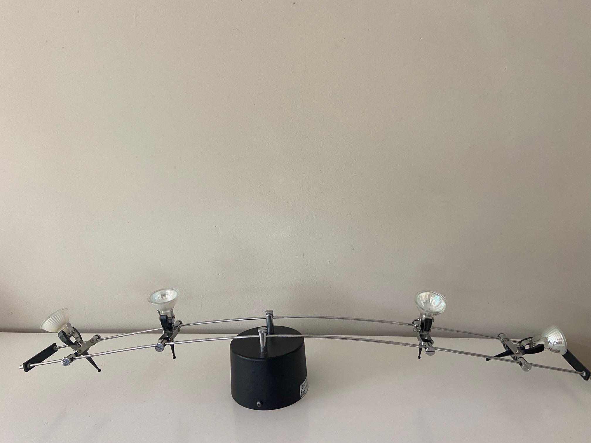 Vintage Ikea Cittra Track Lighting: 90s Space Age Ceiling Lamp