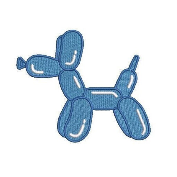 Balloon Dog embroidery design, embroidery pattern, dog digital file