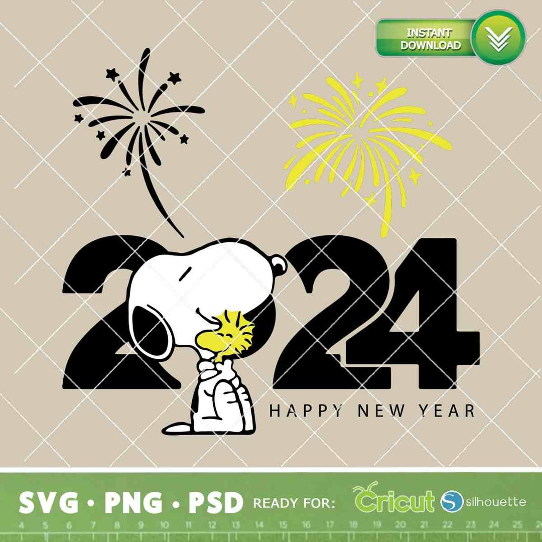 Snoopyy Happy New Year SVG, Snoopyy Happy New Year PNG, Happy New Year