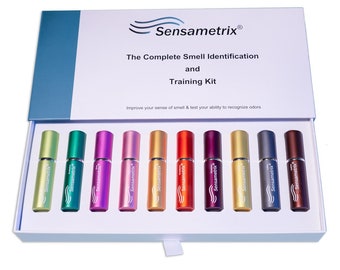 Sensametrix Kit completo per l'identificazione e l'addestramento degli odori (10 inalatori)