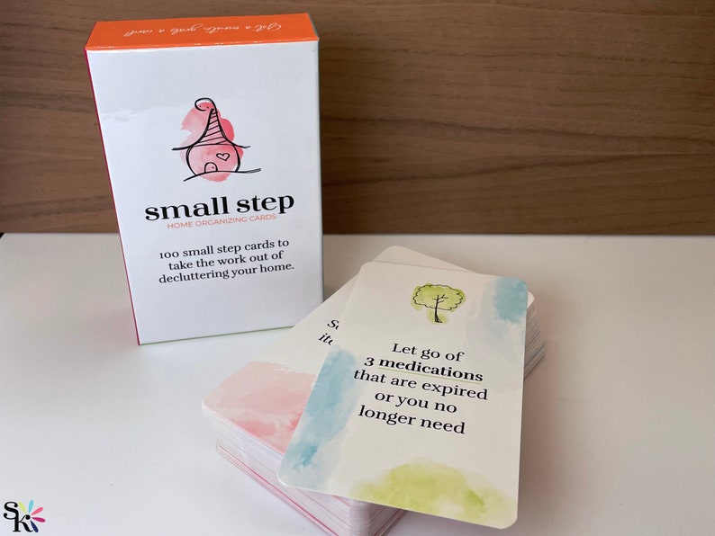 Small Step Home Organizing Cards Deck Make It FUN to Declutter - Etsy
