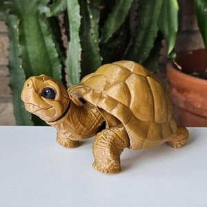 3D Printed Tortoise Fidget Toy Flexible Articulating Sensory Pet Turtle 3D Printed Animal Toy Gift Made To Order