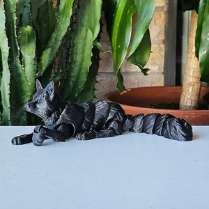 Handcrafted 3D Printed Articulated Flexi Fox Fidget Toy Unique Fox Figurine for Stress Relief 3D Printed Therian Animal Sculpture image 10