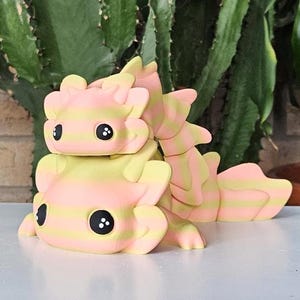 3D Printed Mini Animals - Articulated Fidget Toys, Sensory Play, Assorted Adorable Animal Gifts, Animal Party Favors