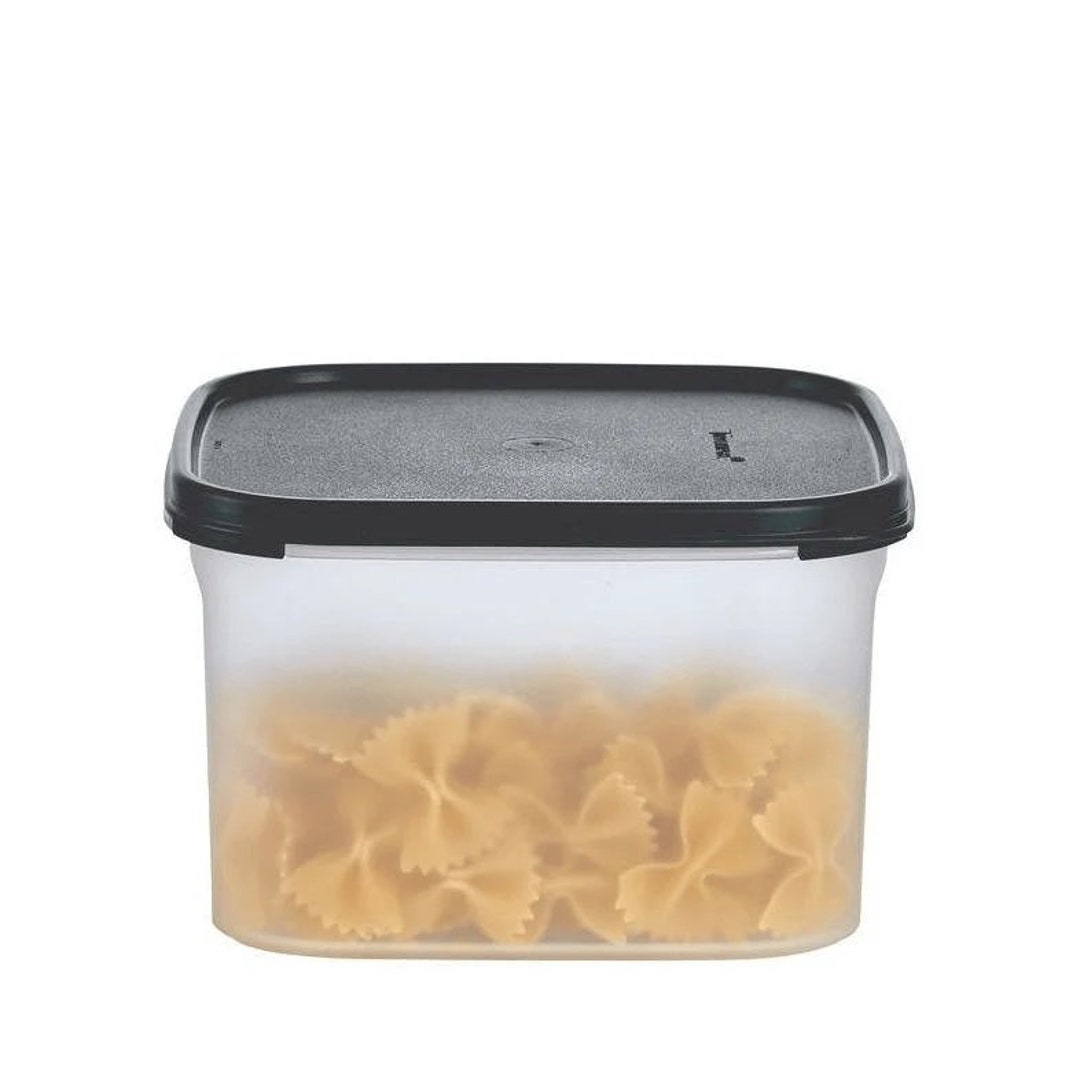 Tupperware Modular Square Tupperware Modular Mates Square 2 Black Seal 11 Cup/ 2.6l Popular Easy ...