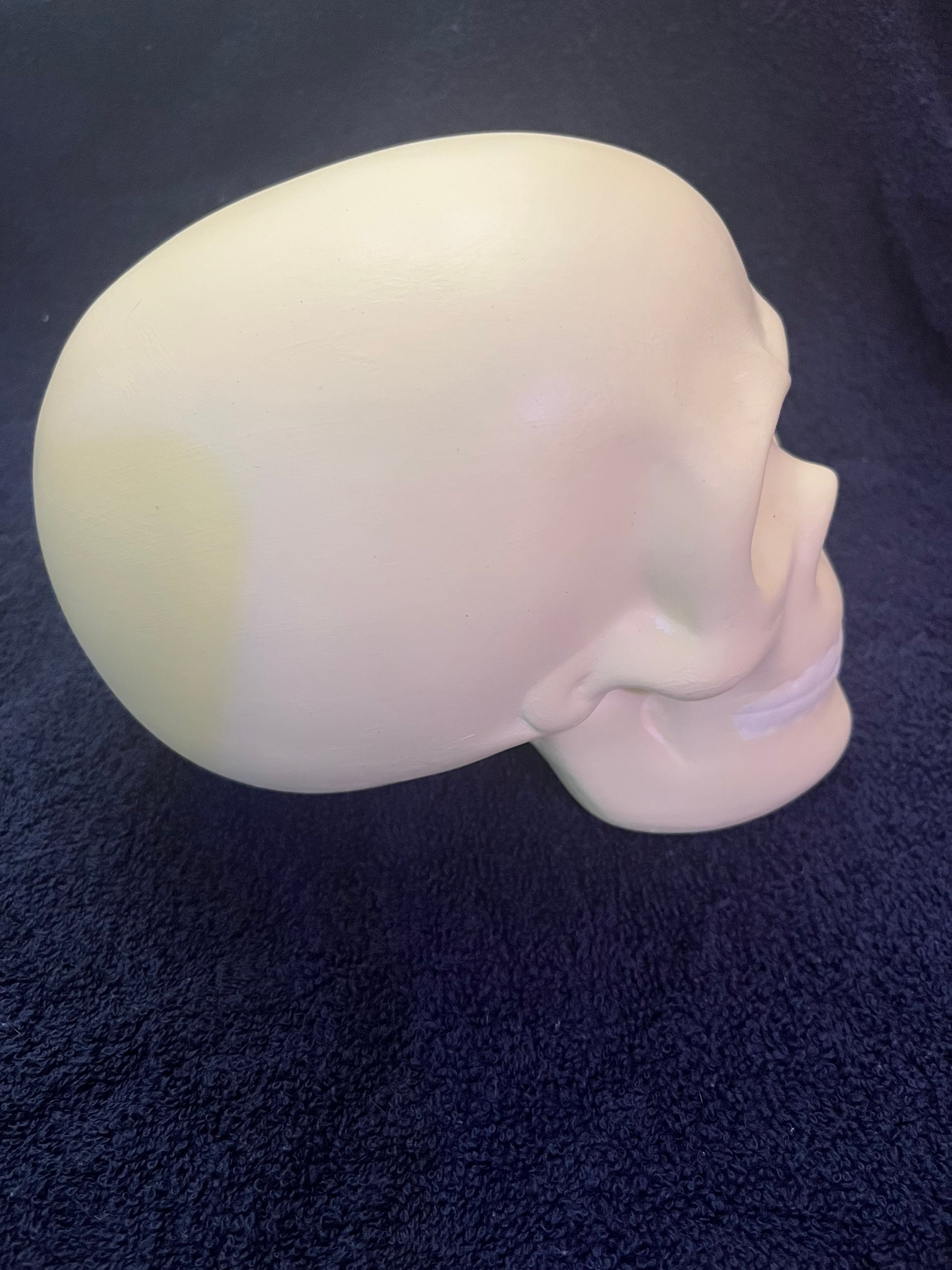 不気味な陶器の頭蓋骨 - Etsy 日本