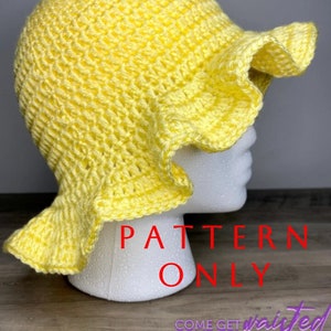 Crochet Sunhat (Pattern ONLY)