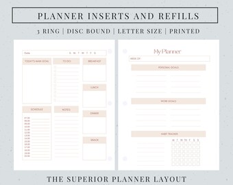 3 Ring Planner - Etsy