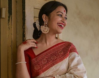 Buy Red Banarasi Blouse Online In India 