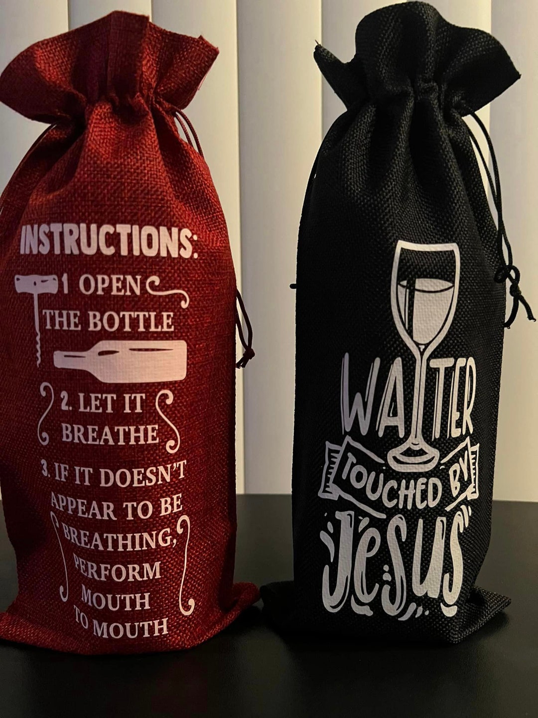 Wine Bags, Gift Bags, Housewarming Gift, Birthday Gift Etsy