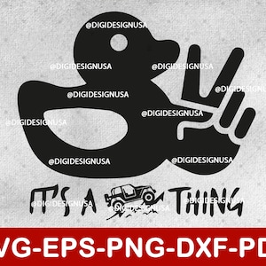 Duck Off-Road Svg | 4x4 Duck Svg | Svg Files for Cricut | Instant Download Svg,Eps,Dxf,Png,Pdf