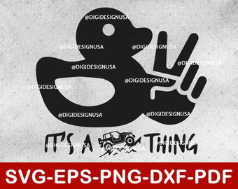 Duck Off-Road Svg / 4x4 Duck Svg / Archivos SVG para Cricut / Descarga instantánea Svg,Eps,Dxf,Png,Pdf