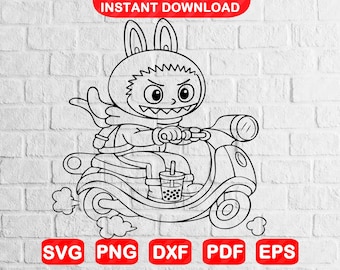 Labubu Svg | Labubu Funny Svg | Svg Files for Cricut | Instant Download Svg,Eps,Dxf,Png,Pdf
