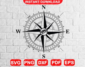 Brújula PNG / Brújula Svg / Brújula Offroad Svg / Duck Off-Road Svg / 4x4 Svg / Archivos SVG para Cricut / Descarga instantánea Svg,Eps,Dxf,Png,Pdf