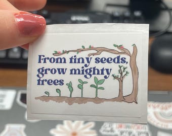 Spezial-Bildung Sticker “Tiny Seeds” | Geschenk für Lehrer, Schulpsychologen, SLPs, Paraprofessionals, Erzieher | Besondere Ed Geschenke