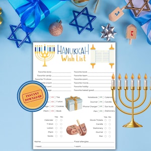 Lista de deseos de Hanukkah, ideas de regalos de Hanukkah, ideas de listas de Hanukkah, lista de deseos de Hanukkah para la familia, Hanukkah 2025, lista de artículos favoritos de Hanukkah