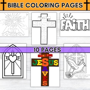 Bible Coloring Pages For Kids, Bible Verse Coloring Pages For Kids, Sunday School Coloring Pages, Christian Coloring Pages Children