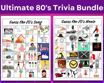 Musica anni '80, Pacchetto quiz anni '80, Film anni '80, Quiz anni '80, Gioco quiz anni '80, Giochi anni '80, Festa anni '80, Festa a tema anni '80