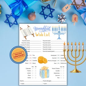 Chanukka Wunschliste, Chanukka Geschenkideen, Ideen für die Hanukkah Liste, Chanukka Wunschliste für die Familie, Chanukka 2025, Chanukka Lieblingsartikel Liste