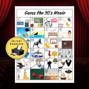 90s Trivia, 90s movie, 90s Party, 90s Theme, Back to the 90s, 90s Nostalgia, 90s Bachelorette Party