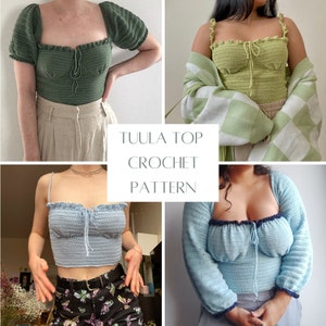 Tuula Top Crochet Pattern - DIGITAL FILE ONLY