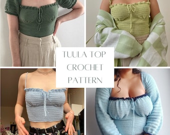 Tuula Top Crochet Pattern - DIGITAL FILE ONLY