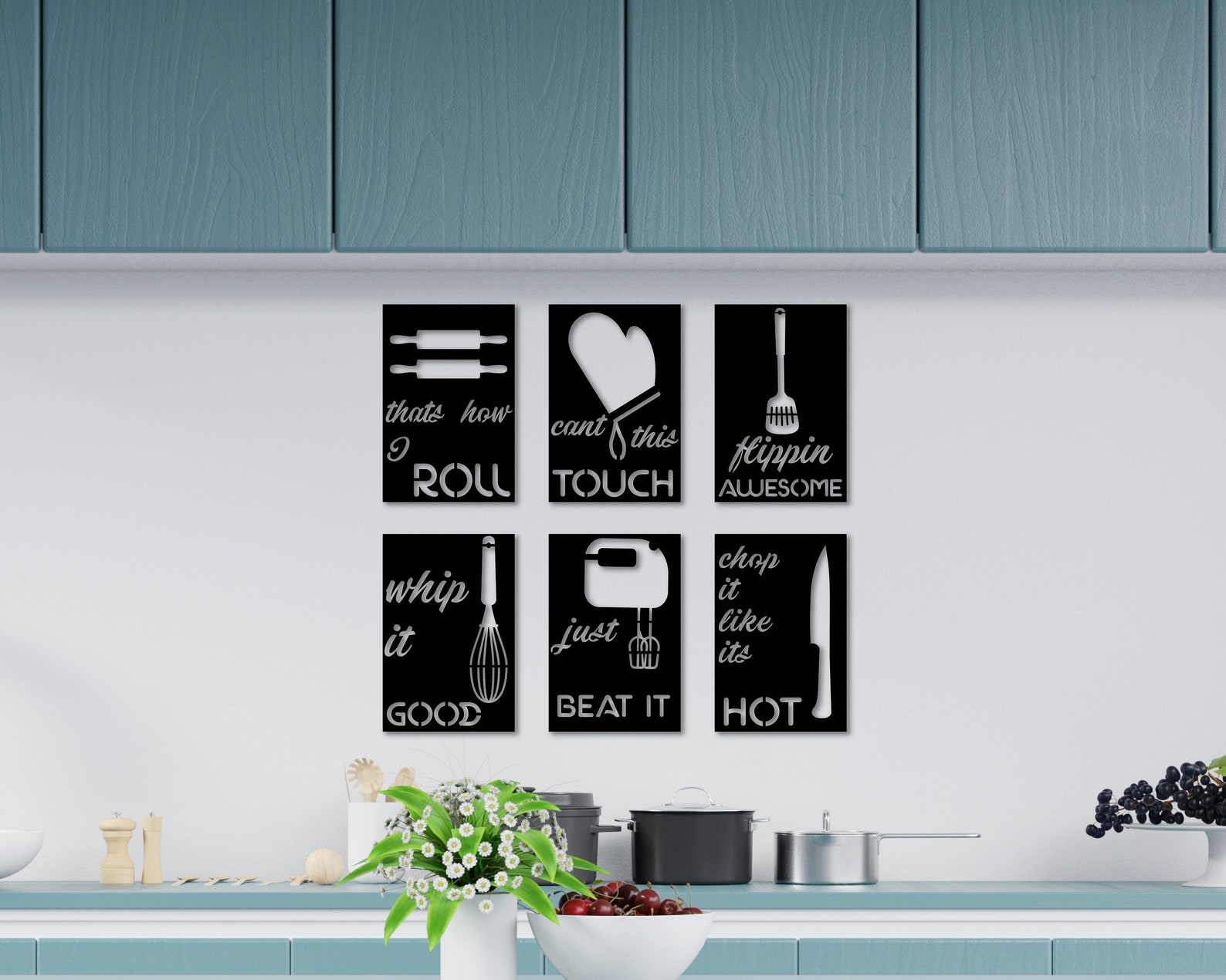 Kitchen Signs Metal Wall Art Kitchen Decor Metal Wall Etsy