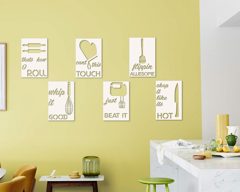 Kitchen Signs Metal Wall Art Kitchen Decor Metal Wall Etsy