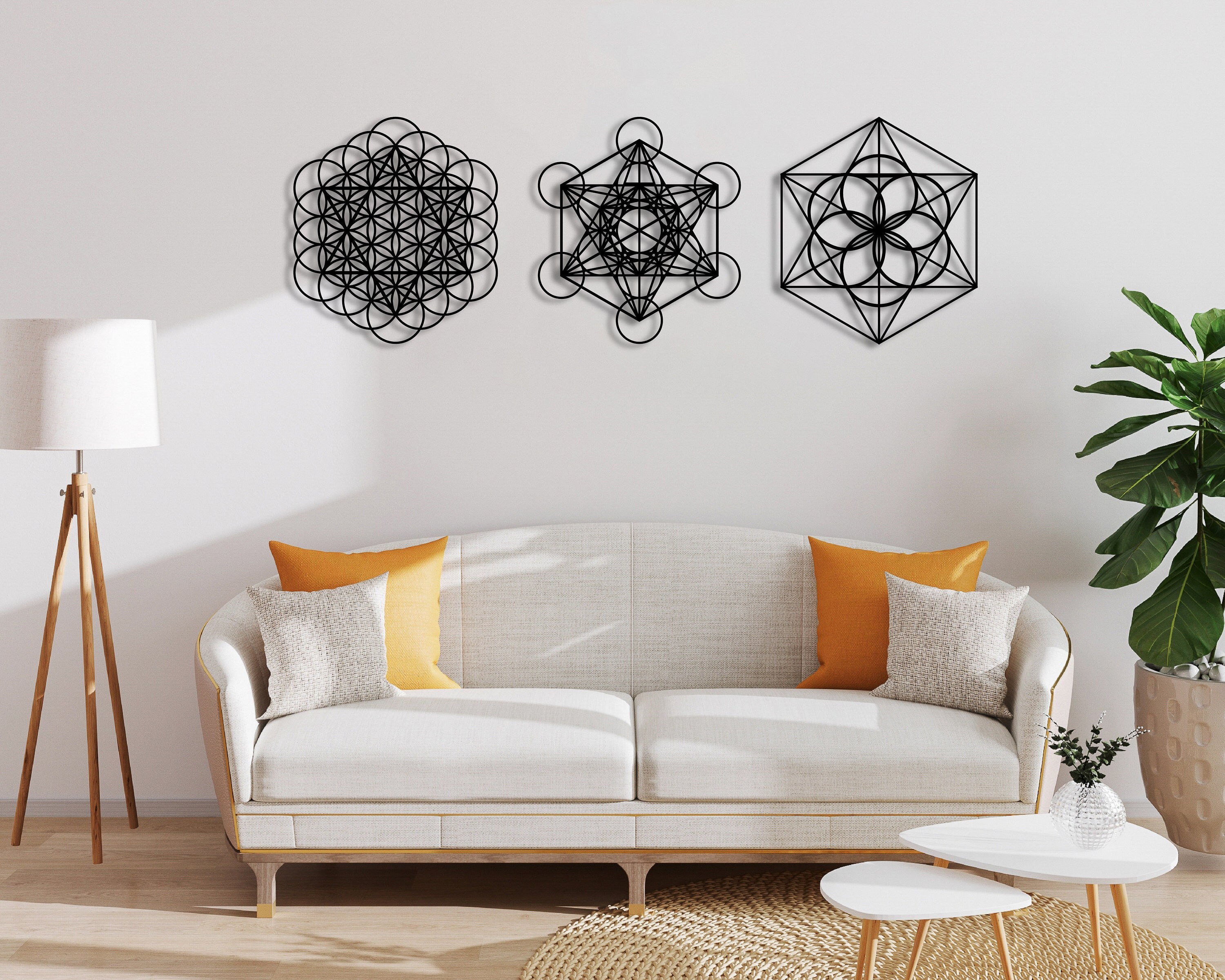 Sacred Geometry Wall Stencils