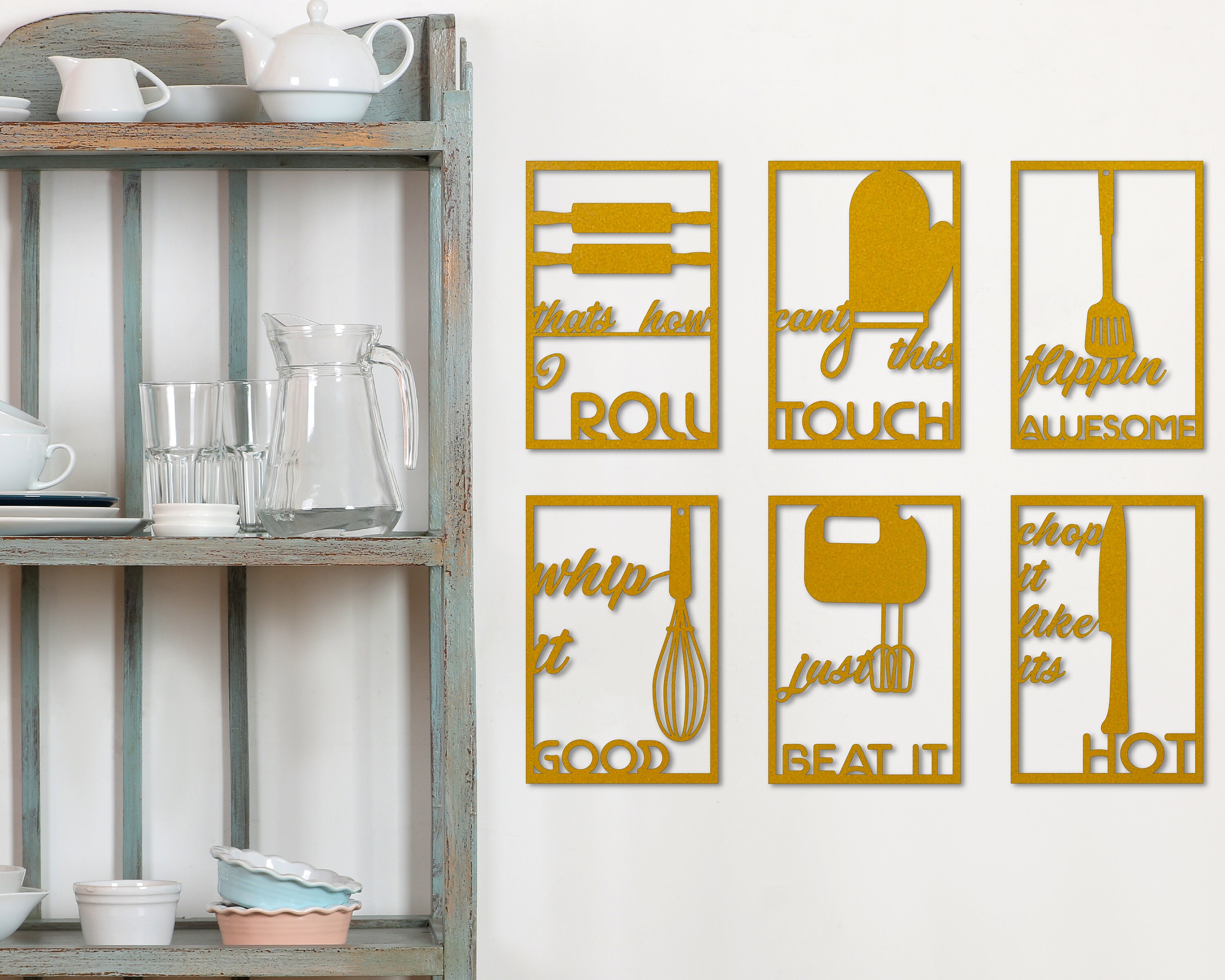 Kitchen Wall Decor Metal Wall Art Kitchen Wall Art Metal Etsy