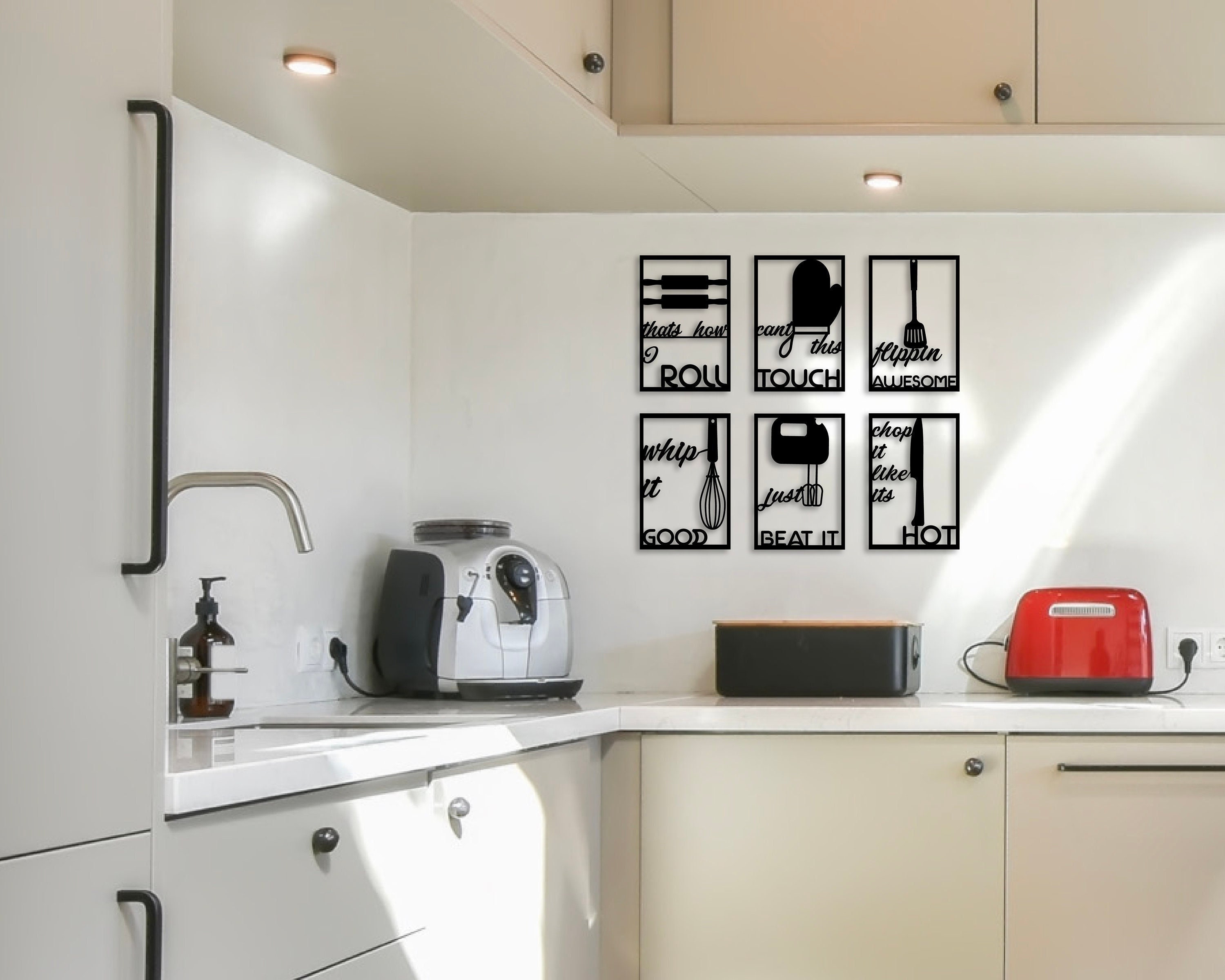 Kitchen Wall Decor Metal Wall Art Kitchen Wall Art Metal Etsy